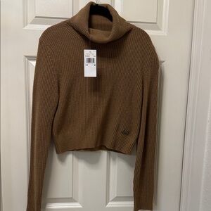 Michael Kors Brown Turtleneck Sweater